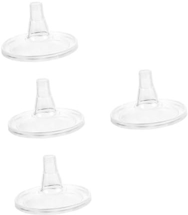 Kisangel 4pcs Aquarium Tank Decoration Crystal Ball Base Plastic Sphere Holder Fish Tank Plant Balls