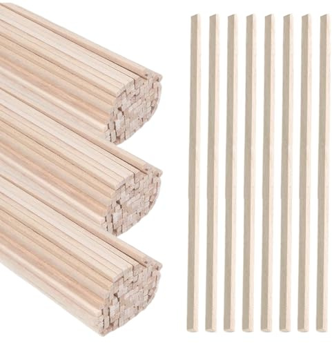 Pysselpinnar 120 stycken 30 centimeter Träbyggstavar