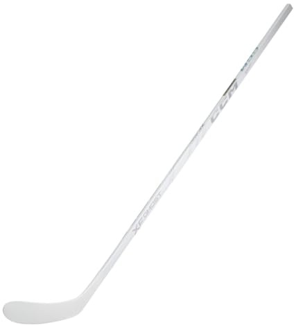 CCM XF spöke vit senior ishockeyklubba (60 tum, flex 85, böjning P29+1/4, höger)