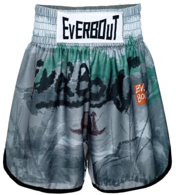 Miaeowve Barn, pojke, muay thailändsk shorts, thailändsk boxning, byxor, kickboxning, korta leggings, kickboxning, sportkläder, fitness