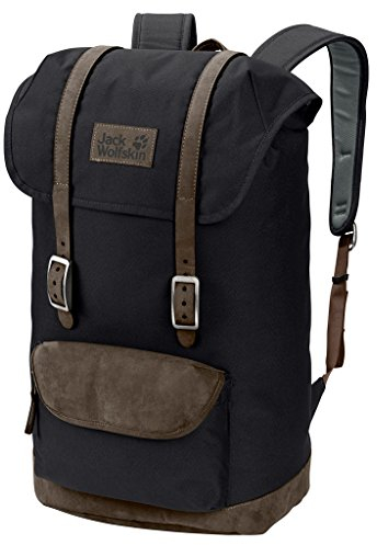 Jack Wolfskin Herren Earlham Daypack Reise Rucksack, Black, 52x39x9 cm