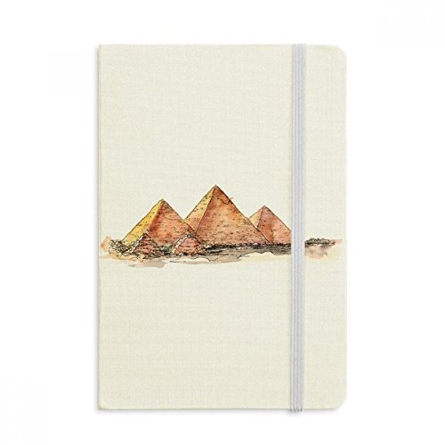 DIYthinker Egypte Pyramide de Gaza Notebook Tissu Couverture rigide classique Journal A5 Journal A5 (144 x 210 mm) MultiColor A5 (144 X 210mm) Multicolore