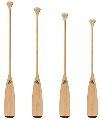 John Paddle Canoe pagaie/pagaie de Canoe Type : Queue de Castor/beavertail pagaie en pin et Bois de Fer 100% écologique fabriquée à la Main en UE (160 cm)