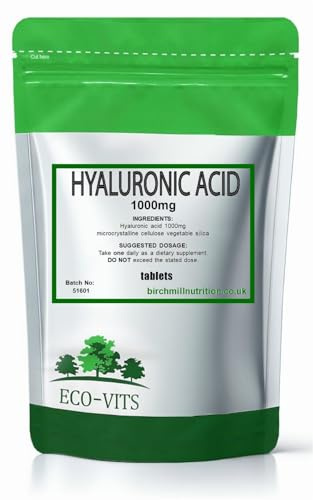 HIGH Strength HYALURONIC Acid 1000mg 60 Tablets