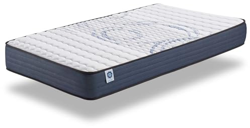 Naturalex - Perfectsleep - Colchón 90x190 cm Viscoelástico - 30 cm | Firme - Espuma HR + Blue Látex - Transpirable - Confortable - Ergonómico - Hipoalergénico - Reversible Verano/Invierno