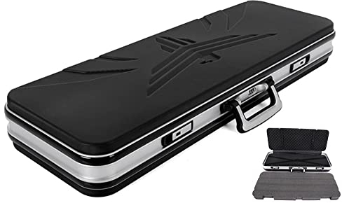 REMEK Hartplastik-Gewehrkoffer, Waffenkoffer Langwaffe Mit Schaumstoff Passwortsperre Taktische Gewehre Sicherheitsbox Jagdkoffer ABS Kamera Digital Zubehör