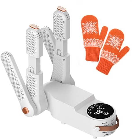 Teksome Máquina Secadora de Zapatos,Secadores de Zapatos para Zapatillas de Deporte, Secador de Botas retráctil, Calentador de Botas de esquí y Calentador de Botas para Botas de Trabajo, Botas