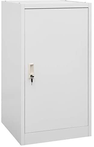 Générique Armoire à selles Gris Clair 53x53x105 cm Acier,Équipements Sportifs,Loisirs de Plein air,Équitation,Accessoires de harnachement pour Chevaux,Accessoires de selles,Gris,21.66 KG,339604