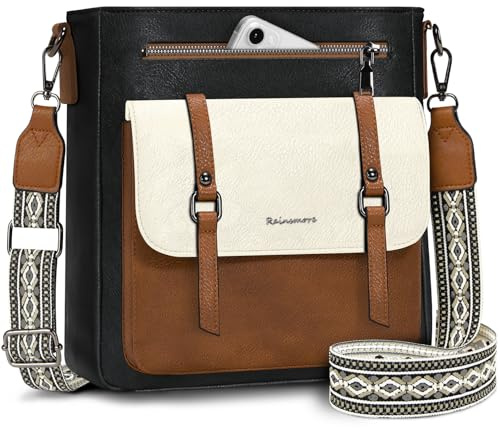 RAINSMORE Bolso Bandolera Mujer Mediano Bolsos de Mujer Bolsos Bandolera