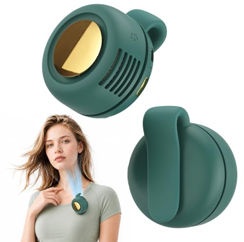 ACTOYS Mini ventilatore a clip, portatile, silenzioso, senza pale, con clip (Bianco)