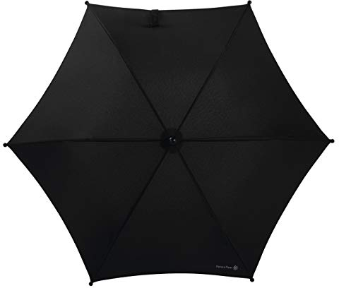 Mamas & Papas Universal Parasol, UPF 50+ Fabric, Easy Fit Clamp and Adjustable, Flexible Arm for Pram/Pushchair/Buggy, Black
