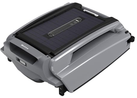 Betta SE Plus - Solar-Powered Robotic Pool Skimmer with 24/7 Continuous Cleaning Power, Dual Charging Options, Twin Salt Chlorine Tolerant Motors, and Shallow Water Safeguard