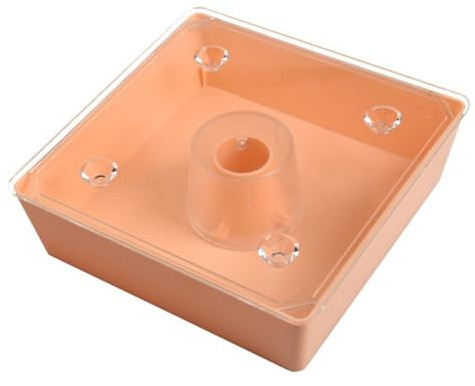 Htuteyy Bee Feeder Square 2 litres Beehive Top Feeder Beekeeper Tool Beekeeping Feeder with Transparent Cover Pre-Assembled