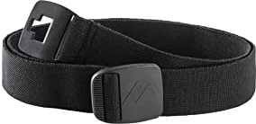 Maier Sports Gürtel Tech Belt Eco, elastisches Gurtband, stufenlos verstellbar, schwarz