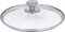 Ziva Universaldeckel Hartglas - Dampföffnung - Backofen sicher bis 220°C - Edelstahlgriff - spülmaschinengeeignet - langlebig - geeignet für Instant Pot Multikocher (7,6 Liter / 8Qt)