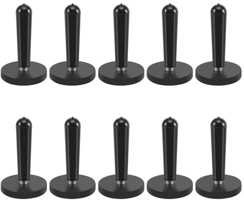 Dedjgoo 10 Pcs Car Wrap Black Gripper Magnet Holder For Sign Vinyl, Car Vinyl Wrap Magnets, Car Wrapping & Crafts Sign Making Vinyl Tools Magnets