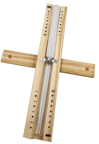 LOVIVER Sauna 10 Minuten Sanduhr, Sanduhr aus Holz, 10 Minuten, hitzebeständige, langlebige Sanduhr für Spa-Sauna