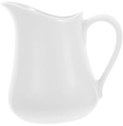 KICHOUSE Sirupausgießer Kleiner Topf für Sahnekännchen Mini-Sahnekännchen aus Porzellan Zubehör für Kaffeemaschinen