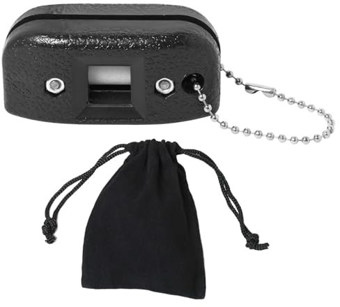 Ice Skates Blade Sharpener Portable Adjustable Width with Storage Bag, Ice Skate Sharpener Wear-Resistant Ice Hockey Skate Figure Skating Blade Grinding Tool for Smoother Blades (Y04-1)