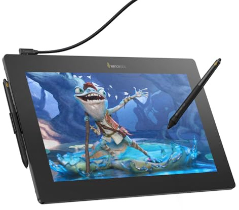 Xencelabs Pen Display 16 Lite Professionnelle 4K OLED Tablette Graphique Portable avec Écran 16 Pouces avec 2 Stylets v2 sans Pile
