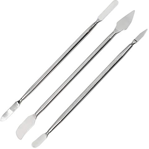 YEYIT Métal Spudger Set,3 Pièces Outils de Démontage D'ouverture de Spudger en Métal a Double Extrémité Kit d'outils de Réparation de Téléphone Portable/IPad/Tablette/Ordinateur Portable