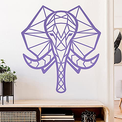 Adhesivo decorativo para pared, diseño de elefante de trompa