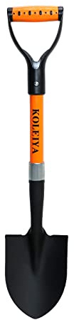 KOLEIYA Kids Shovel, Small Shovels for Digging , Overall Length 28 Inches, Mini D Handle Shovel ,Gardening Shovels ,Matel Beach Shovel ,Camping Shovel Matel+Fiberglass