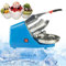 Elektrische Ice Crusher,Lightakai 220V 300W Elektrische Eiszerkleinerer Edelstahl Ice Eiswürfel Crusher 2200Rpm für Restaurants, Bars, Partys,Blau