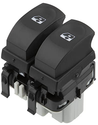 ZEALfix Alzacristallo elettrico Pulsante Interruttore 8200214939 Anteriore Sx Lato Driver per Clio 3 Symbol Modus Twingo 214939