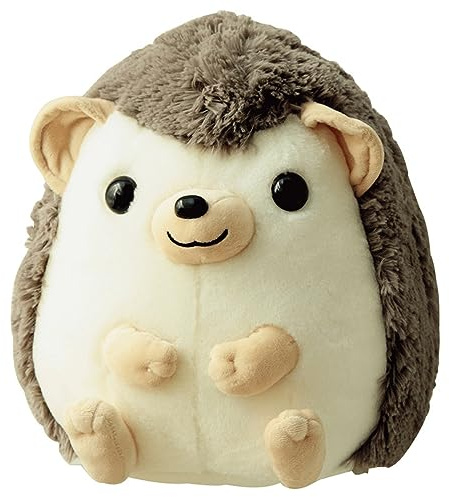 Igel Kuscheltier Plüsch Hedgehog, Baby-Spielzeug (Grau, 35cm)