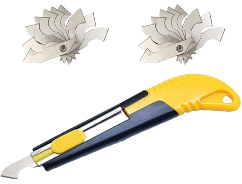 GisWell Professionelle Acrylschneider Klinge Set,Schneider,Schneider Werkzeug,mit 20 Stück Messerklinge, für Acrylplatten, PVC, ABS mit Multi-Use Cutter