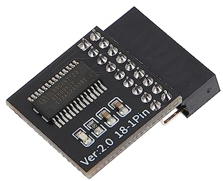 LIFKICH Computer Security Module Pin for Remote Card Dedicated Encryption Accessory Easy Installation Secure Key Storage Compatible with Motherboards