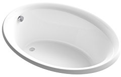 KOHLER 71331100-0 Lawson 60 inch x 42 inch Oval Bath In White
