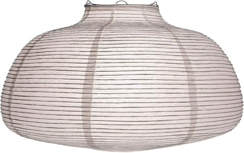 LUM&CO Ostaria 95898 Abat-Jour Suspendu - Boule Japonaise en Forme de Nuage Blanc - Dimensions : diamètre 45 cm