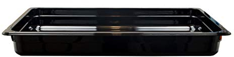 airbrush-city GN 1/1 Gastronormbehälter GN-Behälter 8,5 Liter Tiefe 65mm Kunststoff schwarz