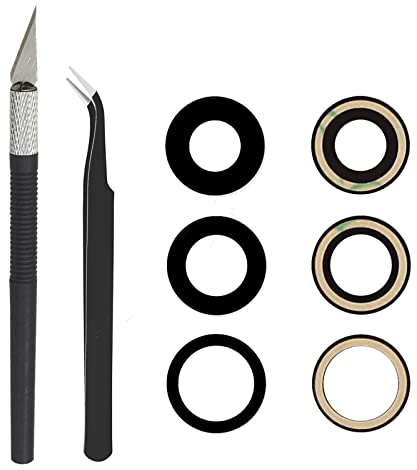 Cemobile Original Back Rear Camera Glass Lens Replacement for iPhone 13 Pro and iPhone 13 Pro Max with Adhesive Preinstalled and Repairing Tool Kit