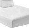100% Cotton Mattress Protector Single Bed Washable, Soft Absorbent, Anti-Allergy Waterproof Bed Sheet Non-Noisy Waterproof Protector