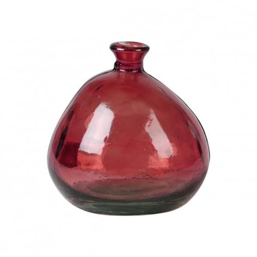 NATURAL LIVING MILA 2L RUBI VASO IN VETRO RICICLATO D17CM X H18CM