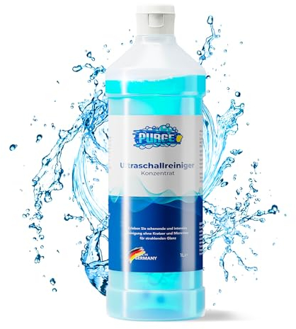 PURGE Limpiador ultrasónico concentrado para gafas y joyas | limpiador ultrasónico líquido para limpieza ultrasónica de gafas y joyas de plata | limpiador de joyas por ultrasonidos
