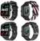 HUYVMAY Fitness Tracker Smartwatch Damen/Herren/Jugendliche mit Telefonfunktion,Alexa eingebaute Uhr, Sportuhr mit Herzfrequenz Schlafmonitor Schrittzähler 2 Uhrenarmbänder, Fitnessuhr für iOS Android