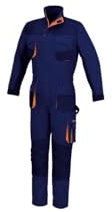 BETA Tuta leggera da lavoro T/C Twill, 65% poliestere, 35% cotone, 180g Colore: Blu (L - Large)