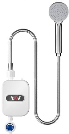 Scaldabagno elettrico, Mini Scaldabagno Istantaneo Da 3500 W Doccia Display Digitale LCD Rubinetto Del Bagno Riscaldatore Di Acqua Calda Cucina Riscaldamento Istantaneo Senza Serbatoio per cucina, bag