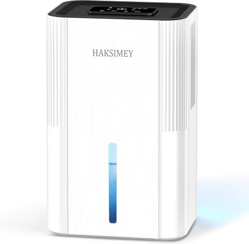 Luftentfeuchter elektrisch 2800ML,Tragbar Dehumidifier for Home mit Abtauen & Timer,Leise raumentfeuchter für Schlafzimmer Keller Badezimmer | 7-Farben LED Licht mit Nachtmodus