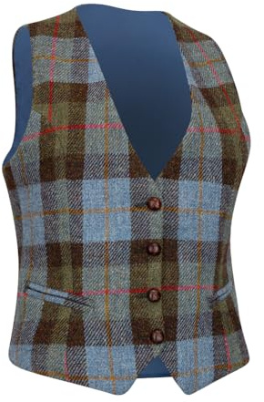 WALKER AND HAWKES - Ladies Harris Tweed Brayton Waistcoat