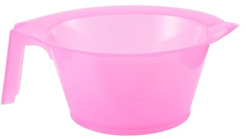 GALPADA Ciotola per Tinta Chioma per Colorazione Chioma senza Disordine 3 Pezzi in Plastica Rosa Lavabile per Saloni Professionali e Barberie