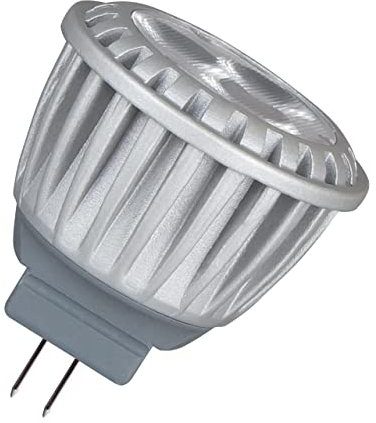 Crompton Lamps LED MR11 Spotlight 4W GU4 12V (35W Equivalent) 4000K Cool White 36° Clear 310lm Replacement Bulb