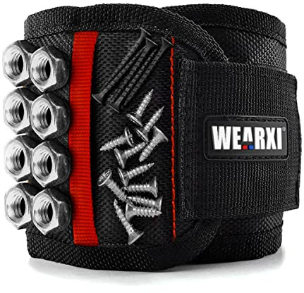 WEARXI Cadeau Homme/Femme Original Utile Bricolage Outillage, Idee Cadeau Homme Original Noel, Bracelet Magnetique Homme, Cadeau Anniversaire Homme, Cadeau Papa, Idee Cadeau Fete des Peres Original