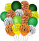 Luftballons Dschungel, Ballons Jungle Safari, 42 Stück 12 Zoll Latex Druck Ballon, Wildtiere Party Deko, Dschungel Party Zubehör für Kinder Geburtstag Mottoparty Dekoration