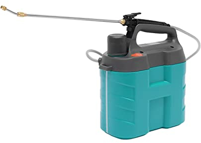 Batteridriven tryckspruta 8 l elektrisk trädgårdsspruta litiumjonbatteri tryckspruta liten gödselspruta för trädgård vingår gräsmatta bärbar spruta, växtspruta