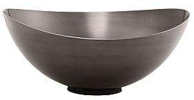 Blomus Schale -ONDEA- Schüssel aus Edelstahl Bowl Farbe Burned Metal (S)